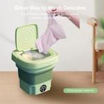 Mini Wasmachine 8L – Opvouwbaar - Energiezuinig - Centrifuge, Verzamelen, Brouwer 1, 5521DK Eersel, Nederland, Witgoed, Ophalen of Verzenden