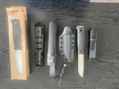 Morakniv Garberg zwart Mes nieuw, Caravans en Kamperen, Kampeergereedschap, Zo goed als nieuw, Ophalen of Verzenden