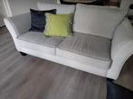 Bank lichtgrijs tweedstof, Huis en Inrichting, Ophalen, Gebruikt, 150 tot 200 cm, Tweepersoons