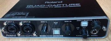 Roland quad capture ua-55 USB interface 24-bit/192 kHz beschikbaar voor biedingen