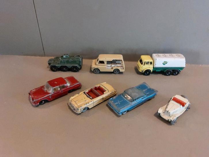 Lot Moko Lesney / Matchbox speelgoedauto’s – vintage diecast, Antiek en Kunst, Antiek | Speelgoed, Ophalen of Verzenden