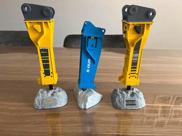 Krupp Atlas Copco Epiroc sloophamer bureau modellen NZG beschikbaar voor biedingen