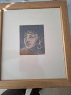 Venema vrouw inkt drawing, Verzenden