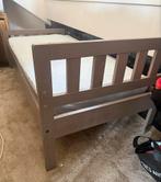 IKEA Peuterbed Met Matras, Ophalen, Gebruikt, 190 cm of minder, Grijs