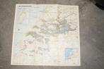 Originele landkaart van de Stormvloed in 1953, Boeken, Atlassen en Landkaarten, Nederland, Ophalen of Verzenden, Zo goed als nieuw