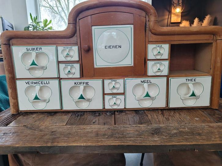 Vintage Kruidenkastje Ditmar-Urbach tsjechoslowakije, Antiek en Kunst, Antiek | Keukenbenodigdheden, Ophalen