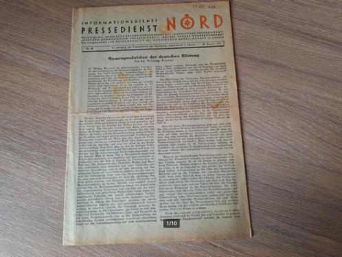 1943 Pressedienst Nord Nr. 22 + 1944 Pressedienst Nord Nr. 5, Verzamelen, Militaria | Tweede Wereldoorlog, Boek of Tijdschrift