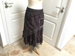 Te koop aparte rok van FRED SABATIER, maat 40, Ophalen of Verzenden, Zo goed als nieuw, Maat 38/40 (M), Bruin