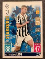 Topps MA EXTRA 21/22  STARBURST  MATTHIJS DE LIGT  JUVENTUS, Verzenden, Zo goed als nieuw, Plaatje