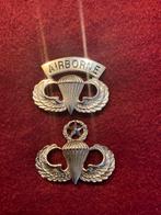 US Airborne Jump Wings, Verzamelen, Militaria | Algemeen, Verzenden, Overige soorten, Amerika, Lintje, Medaille of Wings
