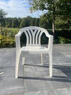 6 Kunststof stapelbare stoelen voor slechts 35 euro totaal, Ophalen, Kunststof, Wit, Zo goed als nieuw