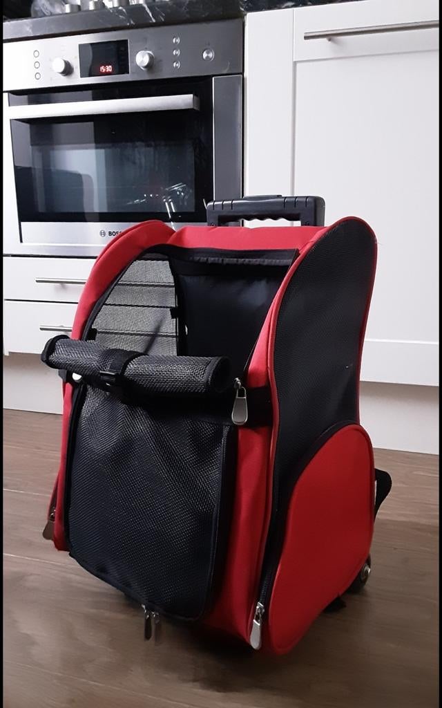 Katten vervoers trolley rugtas reistas, Ophalen of Verzenden