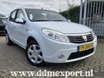 Dacia Sandero 1.2 Lauréate Airco (bj 2009), Voorwielaandrijving, Stof, Gebruikt, Wit