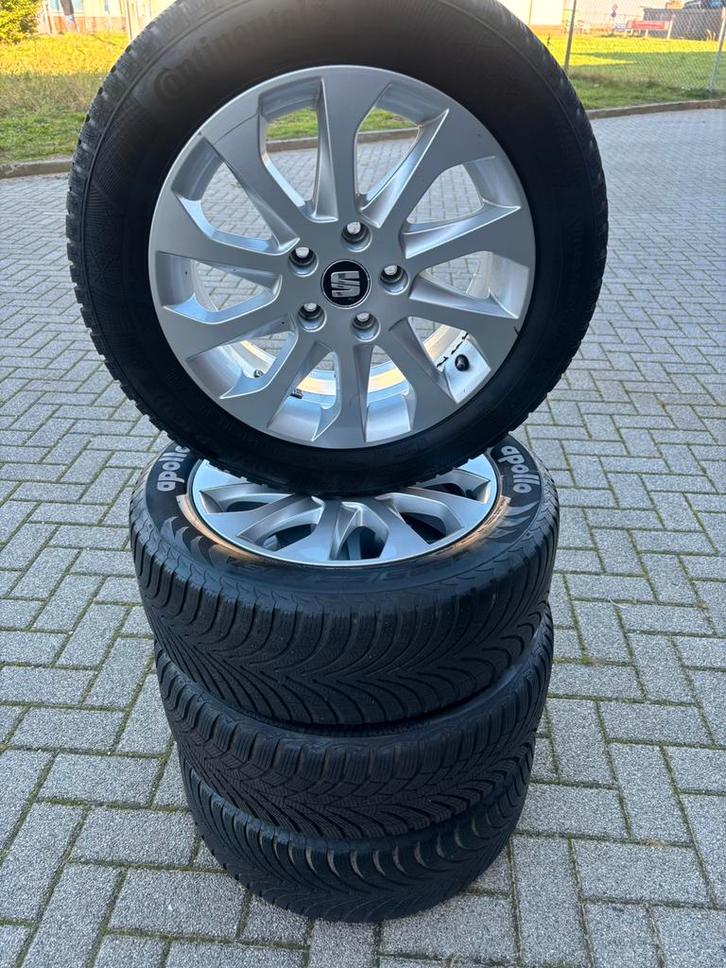 Winterbanden Seat Leon, Auto-onderdelen, Banden en Velgen, Banden en Velgen, Winterbanden, Ophalen