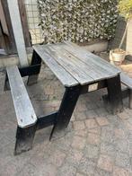 Kinder picknicktafel, Ophalen of Verzenden, Gebruikt, Rechthoekig, Hout