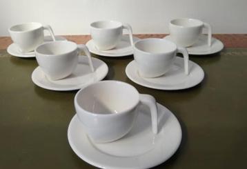 6 design kop en schotels van Arabia Finland - serie Ego beschikbaar voor biedingen