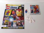 Lego Marvel Avengers Magazine NR. 1 uit 2020 met Spiderman, Complete set, Ophalen of Verzenden, Lego, Zo goed als nieuw