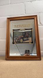 Renault vintage spiegel, Antiek en Kunst, Ophalen of Verzenden, Ovaal, Minder dan 50 cm
