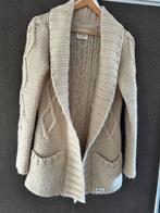 DAZ Grof Gebreid Vest - Maat M, Kleding | Dames, Truien en Vesten, Ophalen of Verzenden, Gedragen, Maat 38/40 (M), Beige