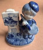 Beeldje van Hollands schilderesje, Gzhel porselein, Ophalen of Verzenden