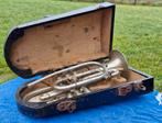 Oude Nederlandse militaire schenkelaars Trompet met koffer, Ophalen of Verzenden, Landmacht, Nederland