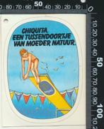 Sticker: Chiquita - Sportvoeding van moeder natuur - Duiken, Verzamelen, Stickers, Ophalen of Verzenden, Zo goed als nieuw, Bedrijf of Vereniging