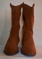 Joia Cognac Suède stof Cowboy Boots - Maat 40, Hoge laarzen, Bruin, Joia, Ophalen of Verzenden