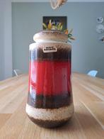 West Germany vaas - Europ Keramik - Scheurich - 21 cm, Gebruikt, Overige kleuren, Nvt 2de hands, Aardewerk of Porselein