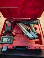 Senco Accu Tacker + 4000 Gegalvaniseerde Nagels, Ophalen, Gebruikt