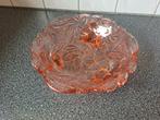 Vintage glazen schaal Boheems fruitschaal, Antiek en Kunst, Ophalen of Verzenden