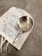 WEG=WEG!!! ROBUUSTE KWALITATIEVE INOX STEELPAN ZILVER 16CM, Huis en Inrichting, Keuken | Potten en Pannen, Verzenden, Zo goed als nieuw