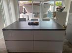 Keuken met eiland, Ophalen of Verzenden, Gebruikt, Wit, Composiet