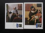 NL 2004; 2 BRIEFKAARTEN OUDE KUNST LEES, Postzegels en Munten, Brieven en Enveloppen | Nederland, Verzenden, Briefkaart