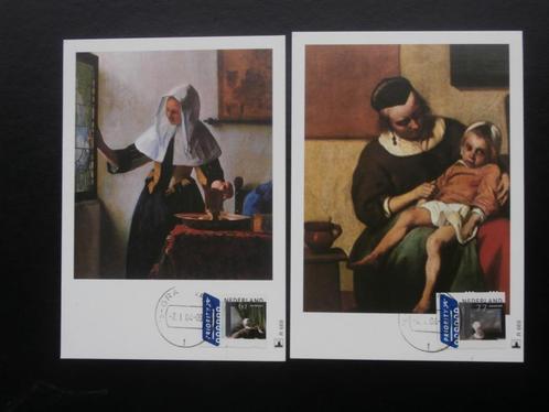NL 2004; 2 BRIEFKAARTEN OUDE KUNST LEES, Postzegels en Munten, Brieven en Enveloppen | Nederland, Briefkaart, Verzenden