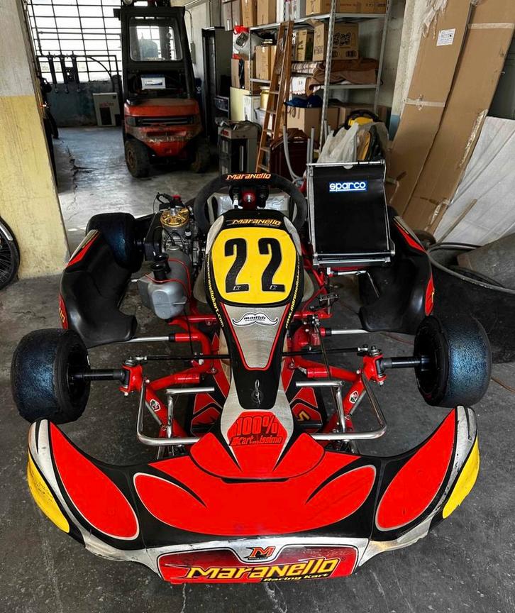 Maranello Kart 125cc Pavesi - Zo goed als nieuw!, Sport en Fitness, Karting, Ophalen