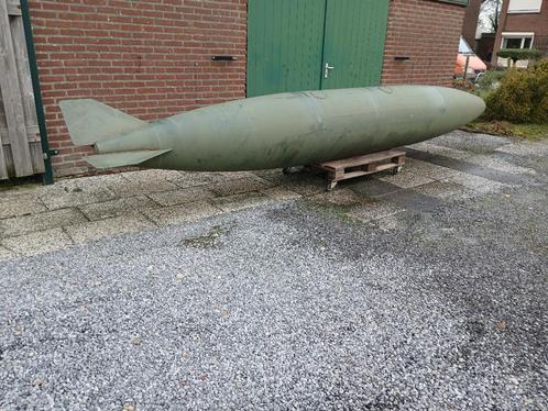 Raket torpedo bom mancave reclame object droptank bellytank, Verzamelen, Militaria | Algemeen, Luchtmacht, Overige typen, Overige gebieden