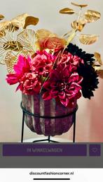 Nieuw! Boeket: Chique Bloom / kunstbloemen incl. Vaas, Ophalen of Verzenden, Nieuw, Binnen