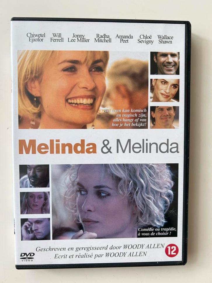 —Melinda & Melinda—regie Woody Allen, Cd's en Dvd's, Dvd's | Drama, Zo goed als nieuw, Drama, Vanaf 12 jaar, Ophalen of Verzenden