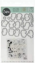 Sizzix framelits die set 18pk w/stamps - zodiac animals., Hobby en Vrije tijd, Scrapbooking, Ophalen of Verzenden, Nieuw, Frame of Mal