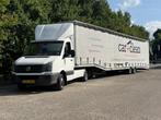 VW Crafter CE combi-Veldhuizen gesloten oplegger A-transport, Auto's, 4 cilinders, Volkswagen, Grijs, Geïmporteerd