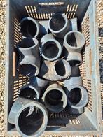 Pvc bochten 90 mm, Doe-het-zelf en Verbouw, Buizen en Afvoer, Ophalen, Bochten, Gebruikt, Pvc