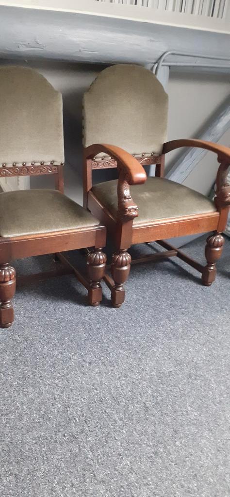 Antieke eethoek., Antiek en Kunst, Antiek | Meubels | Tafels, Ophalen