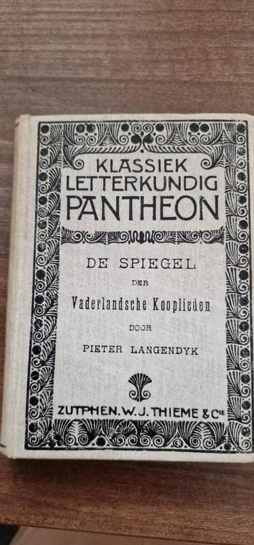 Klassiek Letterkundig Pantheon - Langendyk beschikbaar voor biedingen
