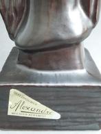 Om 1925 - 1950 Art Deco Keramiek Buste Beeld Meisje Dame, Antiek en Kunst, Antiek | Keramiek en Aardewerk, Ophalen of Verzenden