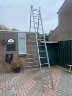 Professionele reformladder 2x14 sporten., Doe-het-zelf en Verbouw, Ladders en Trappen, Ophalen of Verzenden, Zo goed als nieuw