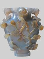 Prachtige vaas in agaat - jade, Ophalen