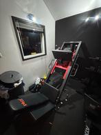 Leg Press & Hack Squat - Zo Goed Als Nieuw!, Ophalen, Krachtstation, Zo goed als nieuw, Metaal