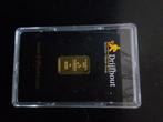 Drijfhout 5 gram goud baar 9.999, Ophalen of Verzenden