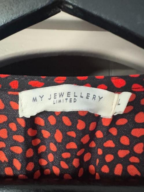 Jurkje zwart/rood maat XL My Jewellery, Kleding | Dames, Jurken, Zo goed als nieuw, Maat 46/48 (XL) of groter, Rood, Boven de knie