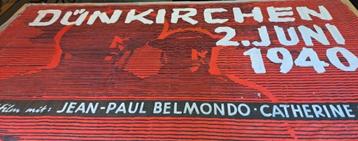 Canvas Filmbanner Duinkerken 1964  beschikbaar voor biedingen